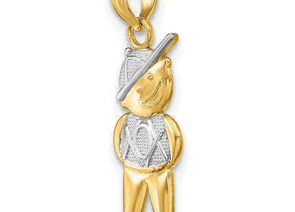 14k Yellow & Rhodium Jewelry Style K9245 - Classique Jewelry Inc.