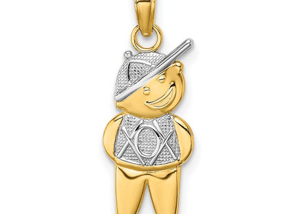 14k Yellow & Rhodium Jewelry Style K9245 - Classique Jewelry Inc.