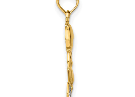 14k Yellow & Rhodium Jewelry Style K9246 - Classique Jewelry Inc.