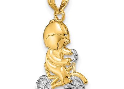 14k Yellow & Rhodium Jewelry Style K9246 - Classique Jewelry Inc.