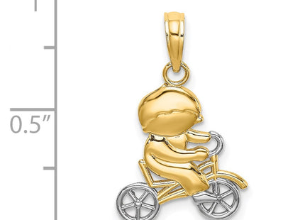 14k Yellow & Rhodium Jewelry Style K9246 - Classique Jewelry Inc.