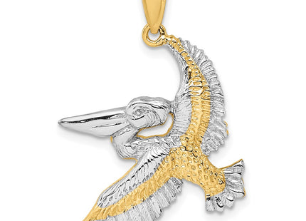 14k Yellow & Rhodium Jewelry Style K9247 - Classique Jewelry Inc.