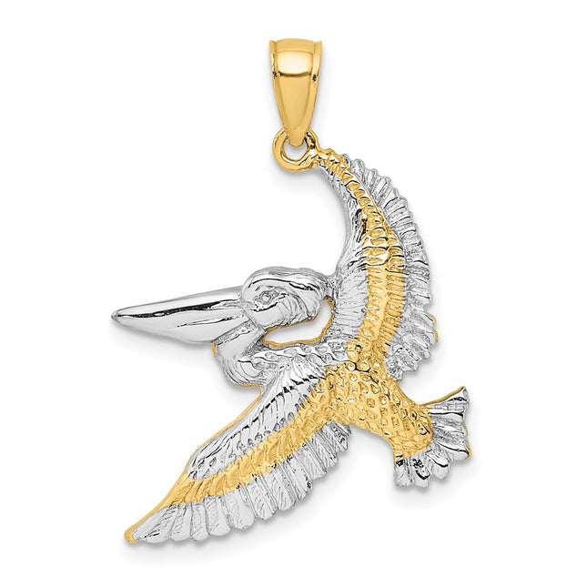 14k Yellow & Rhodium Jewelry Style K9247 - Classique Jewelry Inc.