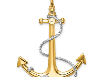 14k Yellow & Rhodium Jewelry Style K9251 - Classique Jewelry Inc.