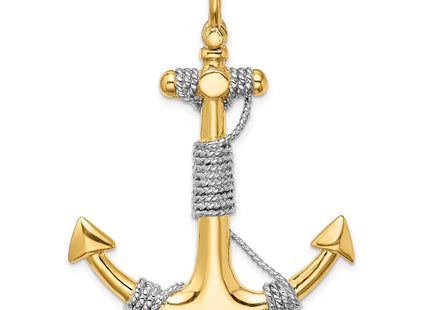 14k Yellow & Rhodium Jewelry Style K9254 - Classique Jewelry Inc.