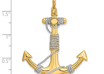 14k Yellow & Rhodium Jewelry Style K9254 - Classique Jewelry Inc.