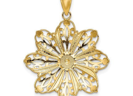 14k Yellow & Rhodium Jewelry Style K9256 - Classique Jewelry Inc.