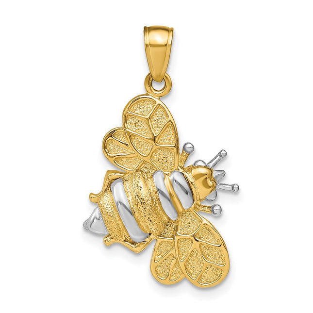 14k Yellow & Rhodium Jewelry Style K9257 - Classique Jewelry Inc.