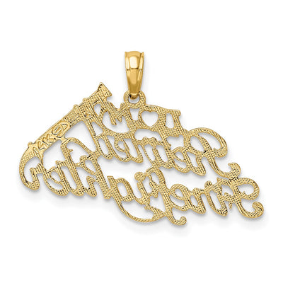 14K I LOVE MY RETIRED FIREFIGHTER Charm