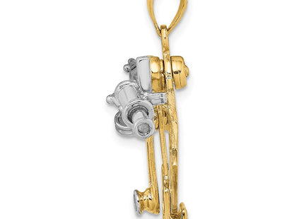 14k Two-tone Jewelry Style K9260 - Classique Jewelry Inc.