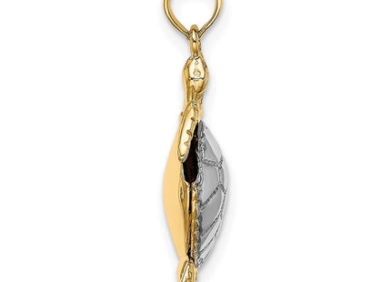 14k Yellow & Rhodium Jewelry Style K9266 - Classique Jewelry Inc.