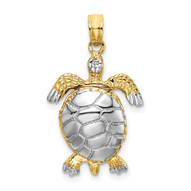 14k Yellow & Rhodium Jewelry Style K9266 - Classique Jewelry Inc.