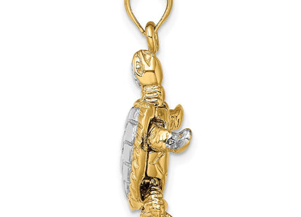 14k Yellow & Rhodium Jewelry Style K9267 - Classique Jewelry Inc.