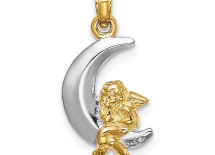 14k Yellow & Rhodium Jewelry Style K9273 - Classique Jewelry Inc.