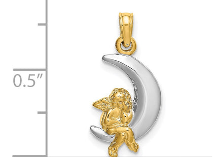 14k Yellow & Rhodium Jewelry Style K9273 - Classique Jewelry Inc.