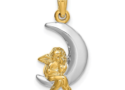 14k Yellow & Rhodium Jewelry Style K9273 - Classique Jewelry Inc.