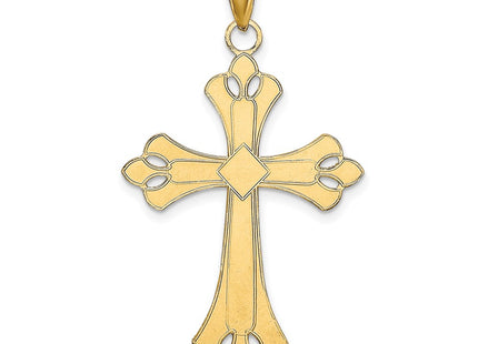 14k Yellow & Rhodium Jewelry Style K9274 - Classique Jewelry Inc.