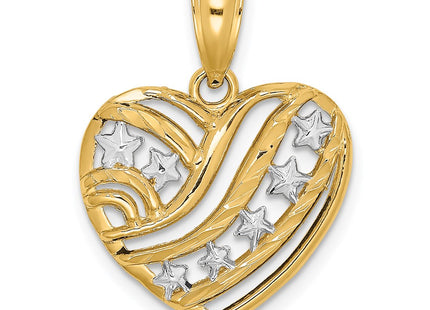 14k Yellow & Rhodium Jewelry Style K9277 - Classique Jewelry Inc.