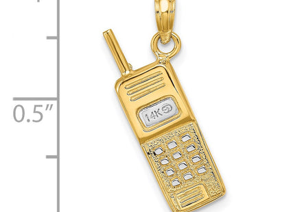 14k Yellow & Rhodium Jewelry Style K9283 - Classique Jewelry Inc.