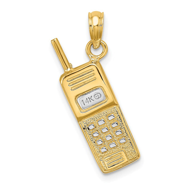 14k Yellow & Rhodium Jewelry Style K9283 - Classique Jewelry Inc.