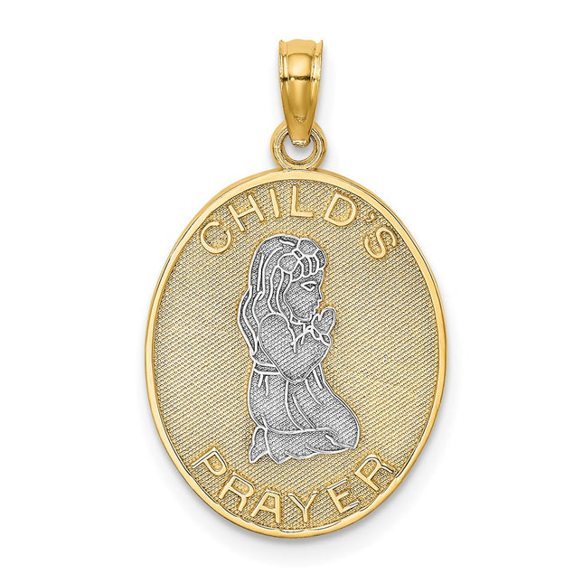 14k Yellow & Rhodium Jewelry Style K9291 - Classique Jewelry Inc.