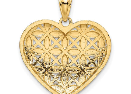 14k Yellow & Rhodium Jewelry Style K9298 - Classique Jewelry Inc.