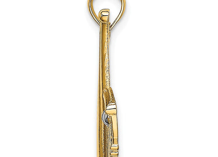 14k Yellow & Rhodium Jewelry Style K9301 - Classique Jewelry Inc.