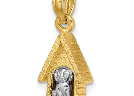 14k Two-tone Jewelry Style K9303 - Classique Jewelry Inc.