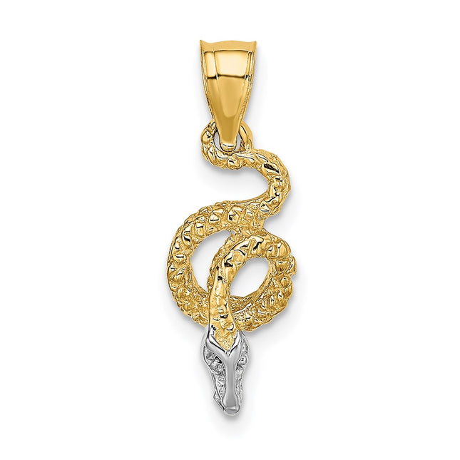 14k Yellow & Rhodium Jewelry Style K9307 - Classique Jewelry Inc.