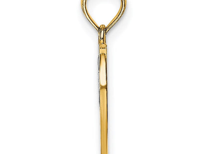 14k Yellow & Rhodium Jewelry Style K9310 - Classique Jewelry Inc.