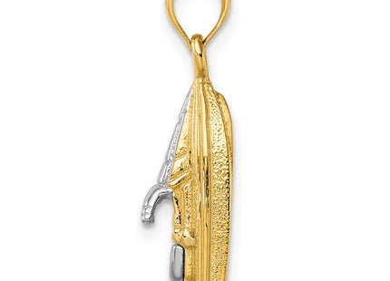 14k Yellow & Rhodium Jewelry Style K9315 - Classique Jewelry Inc.