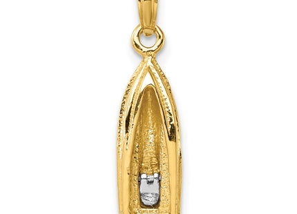 14k Yellow & Rhodium Jewelry Style K9315 - Classique Jewelry Inc.