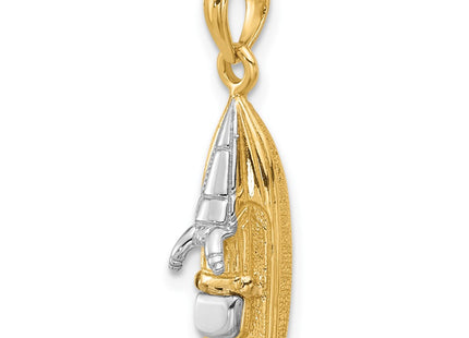 14k Yellow & Rhodium Jewelry Style K9315 - Classique Jewelry Inc.