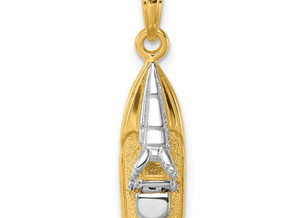 14k Yellow & Rhodium Jewelry Style K9315 - Classique Jewelry Inc.