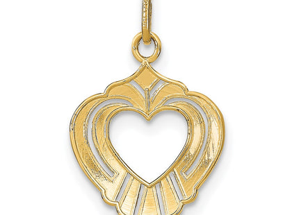 14k Yellow & Rhodium Jewelry Style K9317 - Classique Jewelry Inc.