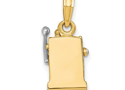 14k Yellow & Rhodium Jewelry Style K9321 - Classique Jewelry Inc.