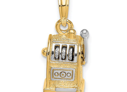 14k Yellow & Rhodium Jewelry Style K9321 - Classique Jewelry Inc.