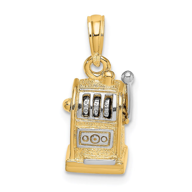 14k Yellow & Rhodium Jewelry Style K9321 - Classique Jewelry Inc.
