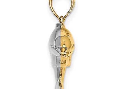 14k Yellow & Rhodium Jewelry Style K9322 - Classique Jewelry Inc.
