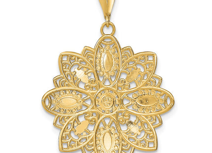 14k Yellow & Rhodium Jewelry Style K9327 - Classique Jewelry Inc.