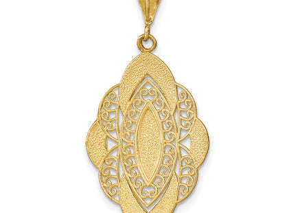 14k Yellow & Rhodium Jewelry Style K9328 - Classique Jewelry Inc.