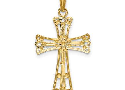 14k Yellow & Rhodium Jewelry Style K9332 - Classique Jewelry Inc.