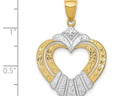 14k Yellow & Rhodium Jewelry Style K9337 - Classique Jewelry Inc.