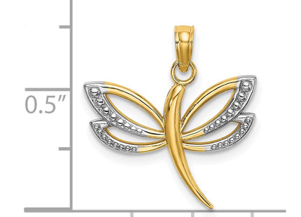 14k Yellow & Rhodium Jewelry Style K9341 - Classique Jewelry Inc.