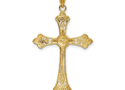 14k Yellow & Rhodium Jewelry Style K9344 - Classique Jewelry Inc.