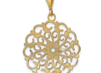 14k Yellow & Rhodium Jewelry Style K9345 - Classique Jewelry Inc.