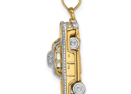 14k Yellow & Rhodium Jewelry Style K9349 - Classique Jewelry Inc.