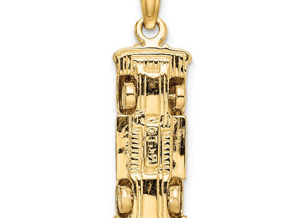 14k Yellow & Rhodium Jewelry Style K9349 - Classique Jewelry Inc.