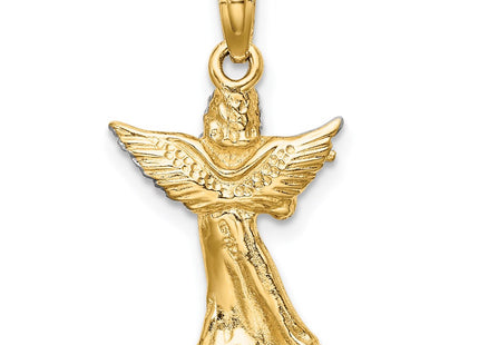 14k Yellow & Rhodium Jewelry Style K9350 - Classique Jewelry Inc.