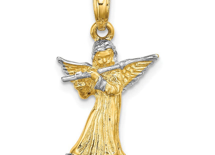 14k Yellow & Rhodium Jewelry Style K9350 - Classique Jewelry Inc.